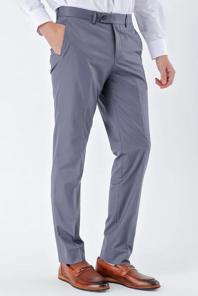 Füme Esnek Yandan Cepli Comfort Fit Classic Pantolon 1003235150