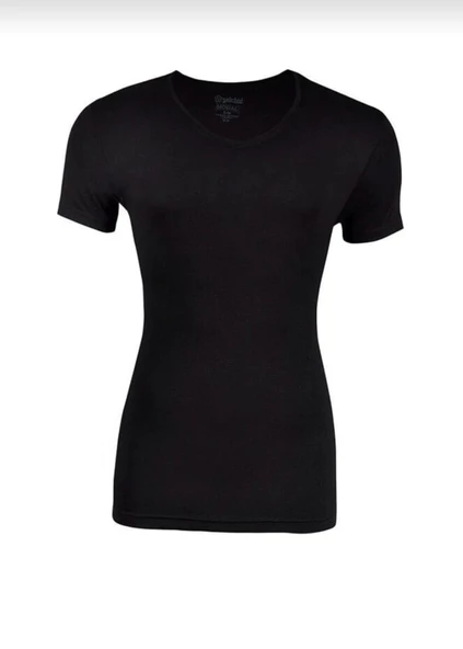 YILDIZ 151 ERKEK MODAL V YAKA KISA KOL ATLET 10 ADET - Resim 2