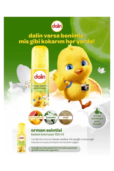Dalin Orman Esintisi Bebek Kolonyası 150 ml - 3