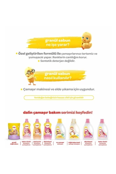 Dalin Granül Yeni Doğan Bebek Sabunu 1000 G - 6