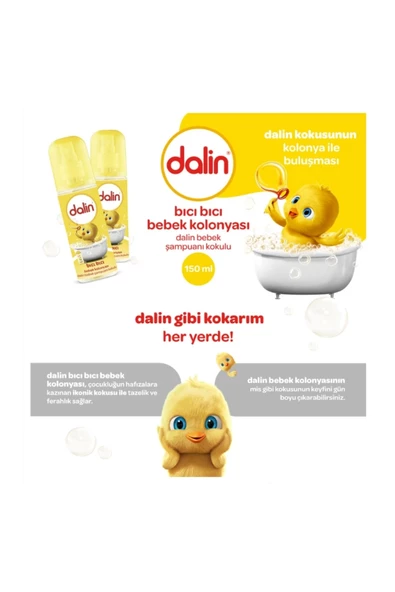 Dalin Bıcı Bıcı Bebek Kolonyası 150 Ml - 3