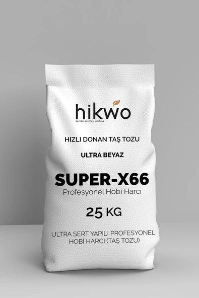 Ultra Sert SUPER-X66 Hobi Harcı – Taş Tozu – Hobi Alçısı 1500 KG - 4