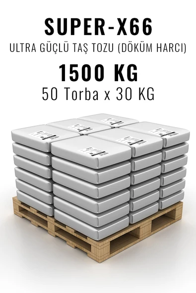 Ultra Sert SUPER-X66 Hobi Harcı – Taş Tozu – Hobi Alçısı 1500 KG