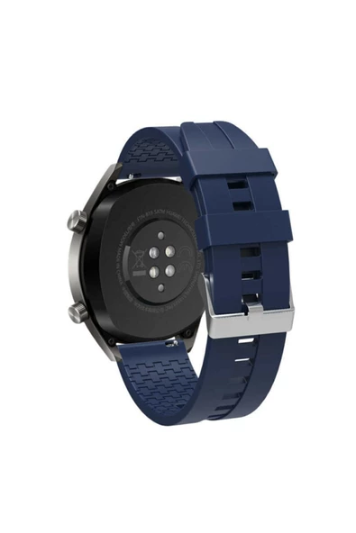 Huawei Gt  Gt 2 Honor Magic Watch Uyumlu 2 46mm Akıllı Saat Silikon Kordon Siyah - 7