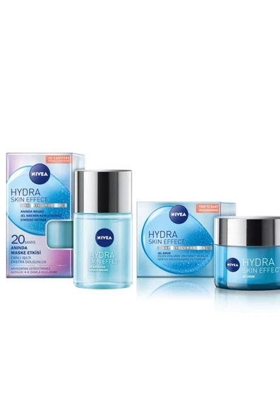 Nivea Hydra Skın Effect 20 Saniyede Maske 100ml + Hydra Skın Jel Krem 50ml