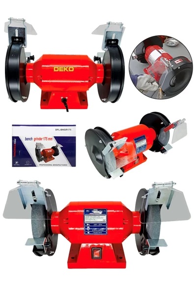 Bakır Sargı Turbo Motorlu 175 Mm Deko Turkey Çark Motoru - Profesyonel Zımpara ve Bileme Makinesi - 2
