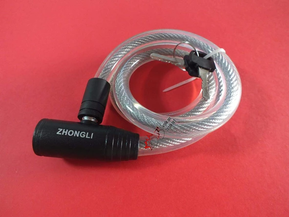 ZHONGLI ANAHTARLI KİLİT 12*800 mm ŞEFFAF