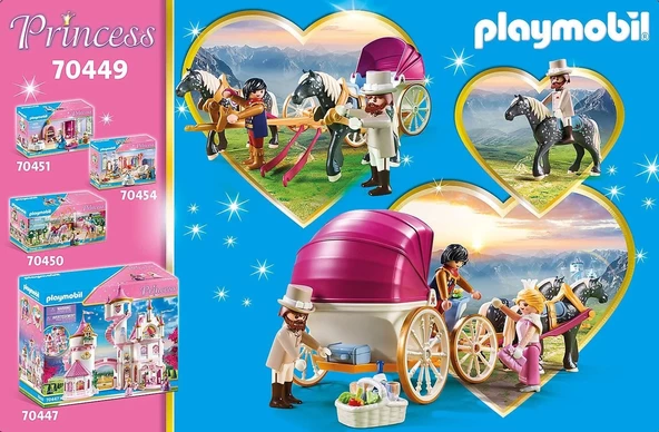 Playmobil 70449 At Arabalı Prenses, prensler ve prensesler için büyülü dünya, eğlenceli, yaratıcı rol yapma, oyun seti, - 4