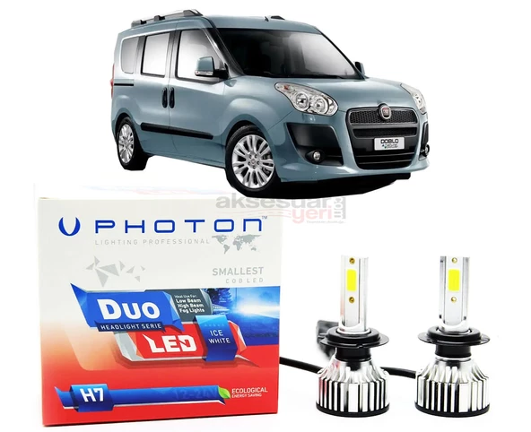 Fiat Doblo 2011-2015 Uyumul photon H7 Kısa Far Led Xenon Orjinal