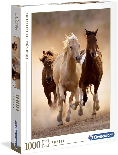 Clementoni 39168 Running Horses 1000 Parça Puzzle
