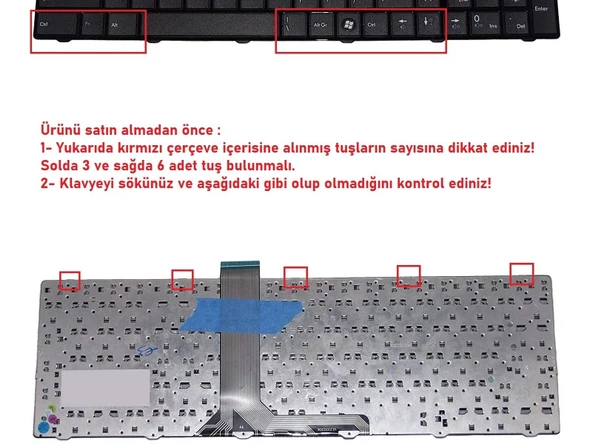 MSI GE70 2PC Apache Pro Klavye V1
