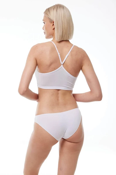 Malabadi 183 6'Lı Paket Kadın Modal Düşük Bel Iz Yapmayan Slip & Külot - Resim 4