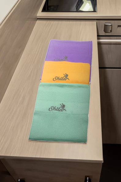 Shila 3lü Mikrofiber Temizlik Bezi Yeni Renkler - 3
