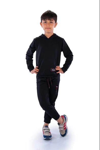 Team Kanguru Cepli Kapüşonlu Çocuk Eşofman MNK10074 - 10