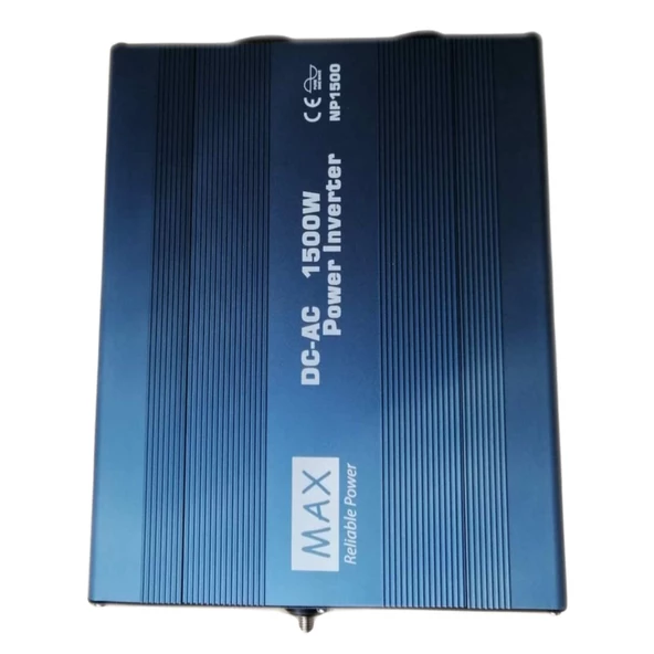 MAX DC-AC 12V 1500W Tam Sinüs Inverter - Resim 4
