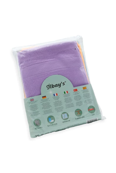 İlbay's 3'lü Mikrofiber Temizlik Bezi (Yeni Renkler) - 4