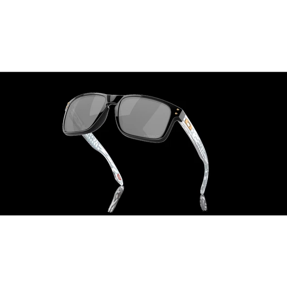 Oakley Holbrook Black Introspect w/ PrizmBlackP Unısex Gözlük 0OO9102-OAK.9102-1 - Resim 2