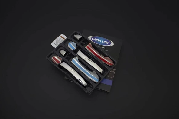 OMSA Skoda Scala Krom Kapı Kolu 4 Kapı 8 Parça (Sensörsüz) 2020 ve Sonrası - Resim 2