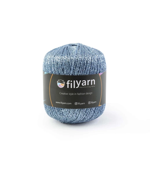 Starz Tekli Simli Örgü İpi Amigurumi Punch İpi El İşi Malzemeleri Süsleme İpi Mum İpi Supla - 5