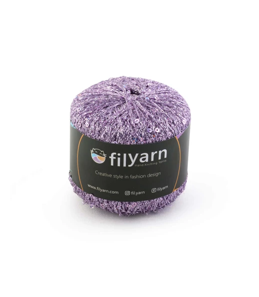 Galaxy Simli Pullu Örgü İpi Amigurumi Süsleme İpi Çanta İpi Kombin İpi El İşi Malzemeleri - 12