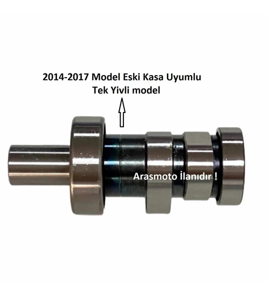 Bajaj Pulsar Ns 200 ,Rs 200 Uyumlu Eksantrik Mili Tek Yivli Kam Euro3 Yan Sanayi 2014-2017_Supermoto