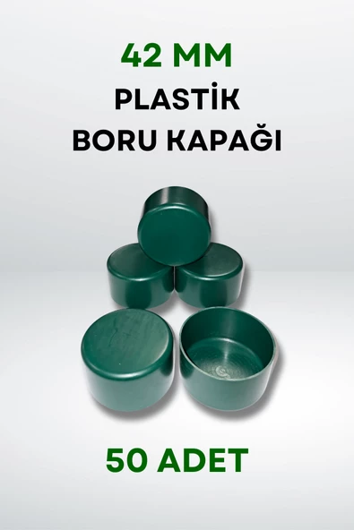 Plastik Boru Kapağı 42 MM (50 Adet) - 3