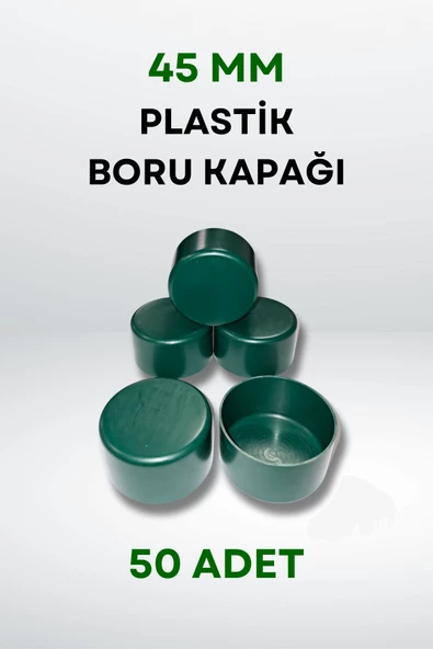 Plastik Boru Kapağı 45 MM (50 Adet) - 3
