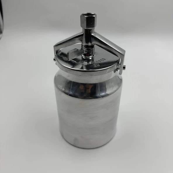 Boya Tabancası Alttan Depo Haznesi Alüminyum 1000ml - Resim 5