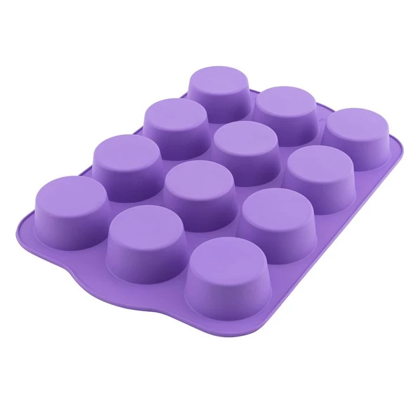 SİLİCOLİFE 12'Lİ SİLİNDİR MUFFİN KALIBI - 6