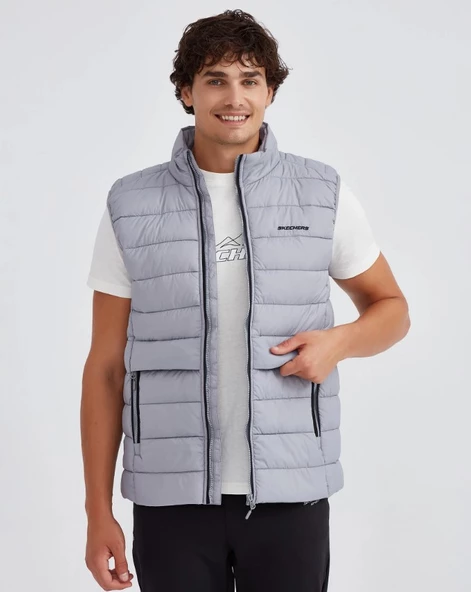 Skechers M Outerwear Padded Vest S231241 Erkek Yelek - 4