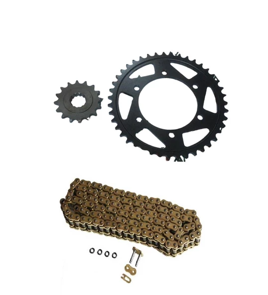 Yamaha Mt 07 -Tracer 700 Uyumlu Zincir Dişli Seti Oringli Gold Zincir Tüm Yıllara Uygun _Supermoto ürün görseli 1