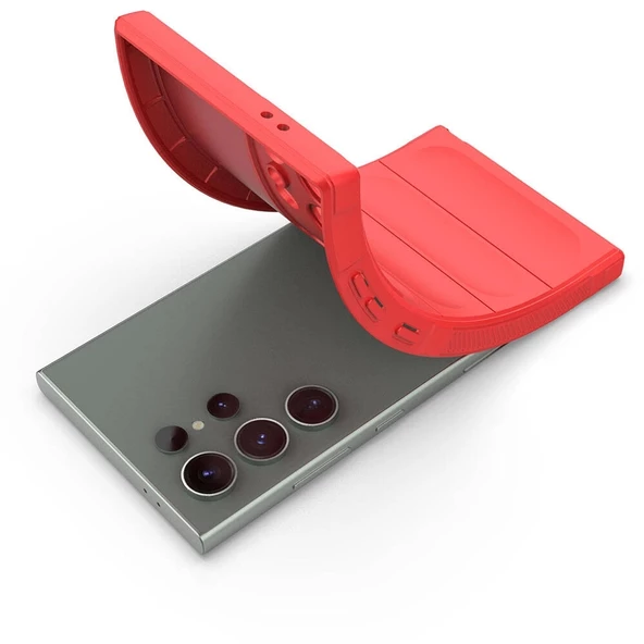 Galaxy S24 Ultra Kılıf Esnek TPU Oyuklu Arka Yüzey Tasarımlı Redclick Etnik Silikon Kapak - Resim 9