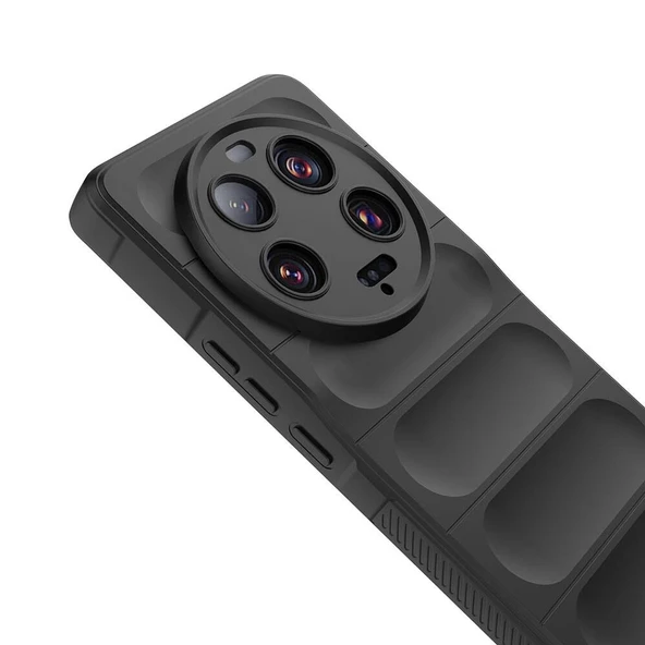 Xiaomi Mi 13 Ultra Kılıf Esnek TPU Oyuklu Arka Yüzey Tasarımlı Redclick Etnik Silikon Kapak - Resim 7