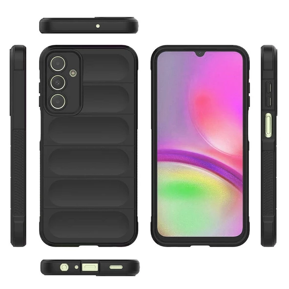 Galaxy A25 Kılıf Esnek TPU Oyuklu Arka Yüzey Tasarımlı Redclick Etnik Silikon Kapak - 10