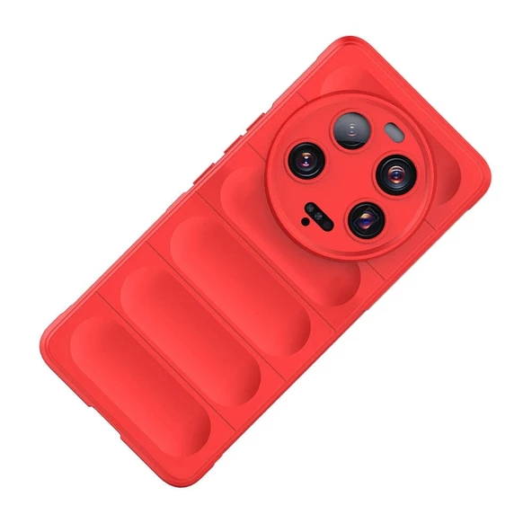 Xiaomi Mi 13 Ultra Kılıf Esnek TPU Oyuklu Arka Yüzey Tasarımlı Redclick Etnik Silikon Kapak - Resim 11