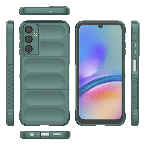 Galaxy A05S Kılıf Esnek TPU Oyuklu Arka Yüzey Tasarımlı Redclick Etnik Silikon Kapak - 10
