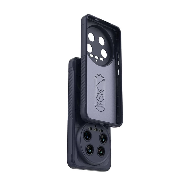 Xiaomi Mi 14 Ultra Kılıf Esnek TPU Oyuklu Arka Yüzey Tasarımlı Redclick Etnik Silikon Kapak - Resim 11