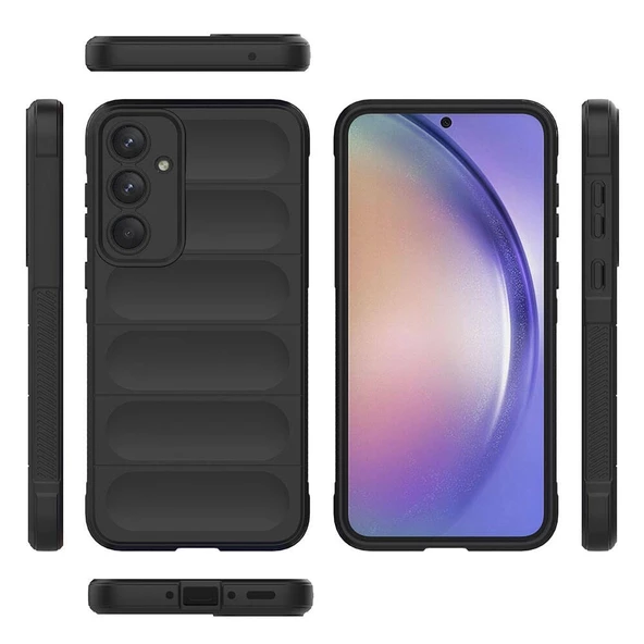 Galaxy A35 Kılıf Esnek TPU Oyuklu Arka Yüzey Tasarımlı Redclick Etnik Silikon Kapak - 10