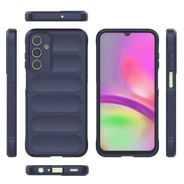 Galaxy A25 Kılıf Esnek TPU Oyuklu Arka Yüzey Tasarımlı Redclick Etnik Silikon Kapak - 11