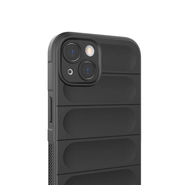 Apple iPhone 13 Kılıf Esnek TPU Oyuklu Arka Yüzey Tasarımlı Redclick Etnik Silikon Kapak - 4