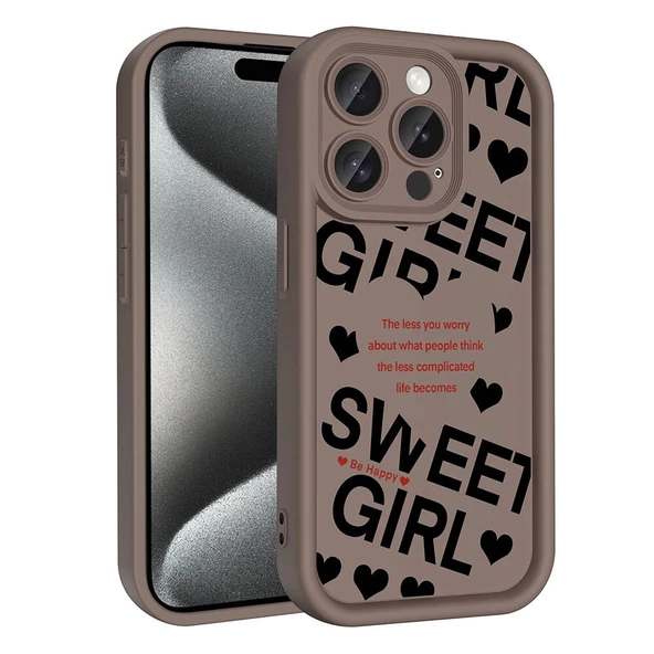 Apple iPhone 15 Pro Max Kılıf Kamera Korumalı Baskılı Arka Yüzey Redclick Klas Kapak - Resim 4