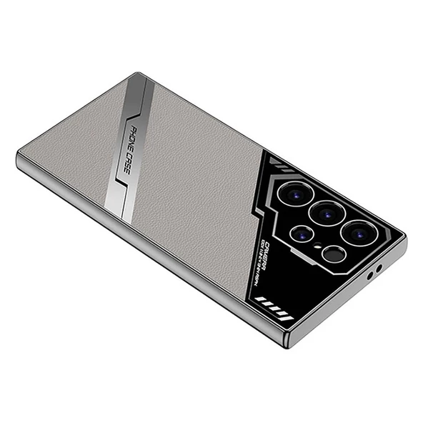 Galaxy S24 Ultra Kılıf Kamera Korumalı Suni Deri Tasarım Redclick Yeni Seri Procase Kapak - Resim 5