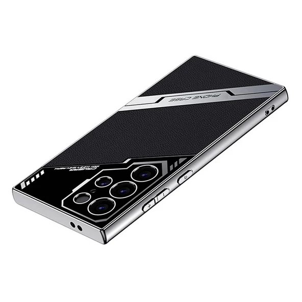 Galaxy S24 Ultra Kılıf Kamera Korumalı Suni Deri Tasarım Redclick Yeni Seri Procase Kapak - Resim 7