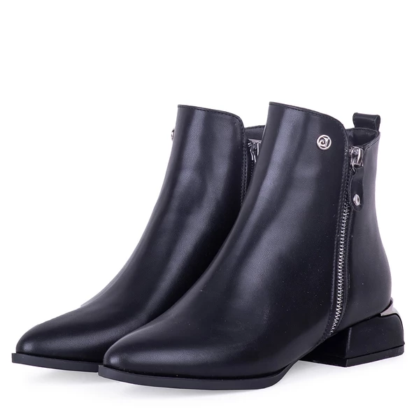 Pierre Cardin 54020 Kadın Günlük Fermuarlı Yarım Bot - 2