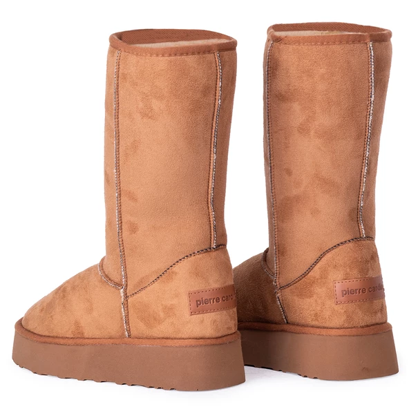 Pierre Cardin 52705 Yüksek Tabanlı Kadın Nubuk Bot - 3