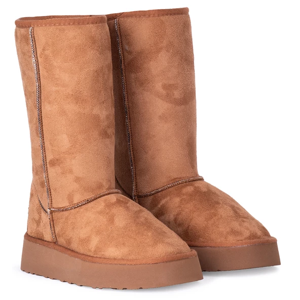 Pierre Cardin 52705 Yüksek Tabanlı Kadın Nubuk Bot - 2