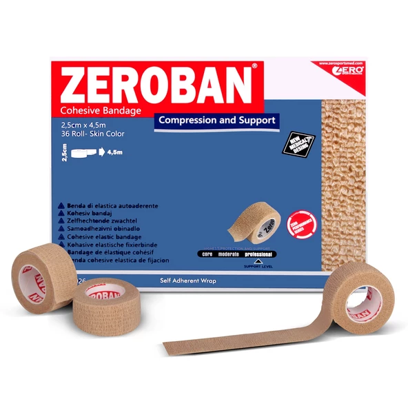 Zeroban Ten 2,5 cm x 4,5 m Coban Bandaj - 4
