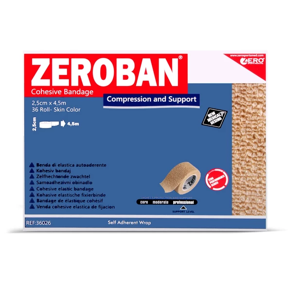 Zeroban Ten 2,5 cm x 4,5 m Coban Bandaj - 5