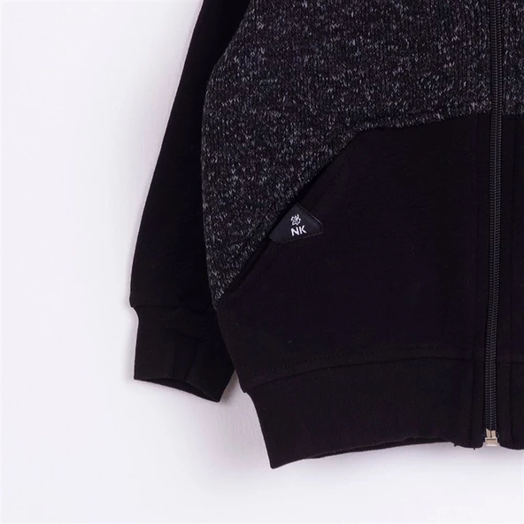 Nk Kids NM43601 Erkek Bebek Trikolu Fermuarlı Hırka - 2