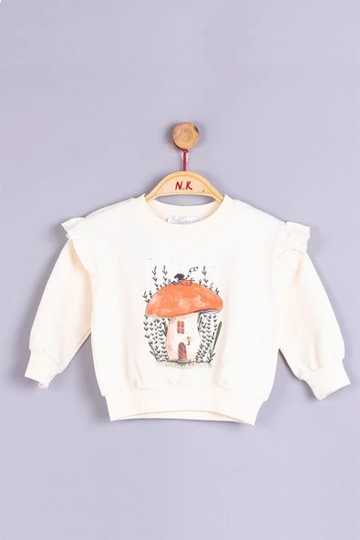 Nk Kids NM33631 Kız Bebek Mantar Sweat - 7